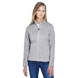 Devon & Jones Women's Bristol Full Zip Heather Gray Jacket - Size L